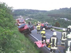 Verkehrsunfall L 281 oberhalb Elben (2011)